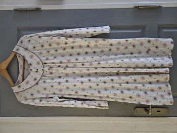 Chemise de nuit longue pur coton femme - Blanche et rose - L - Damart