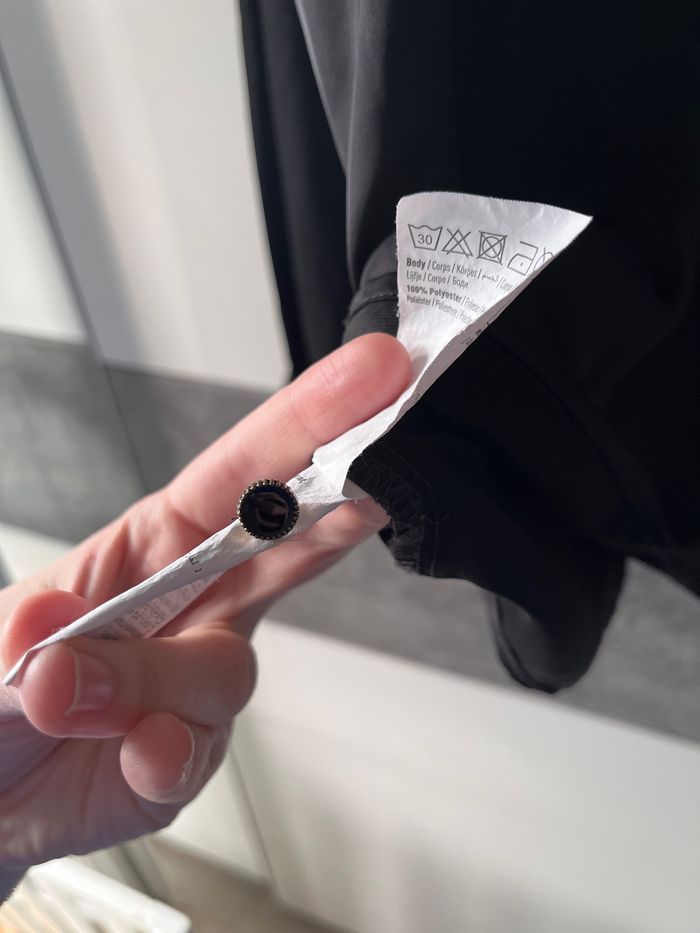 Chemise en satin noir Pimkie - photo numéro 8