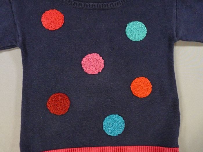 Pull tricot gris jaune chouette Orchestra 3 ans 98 cm fille - photo numéro 2