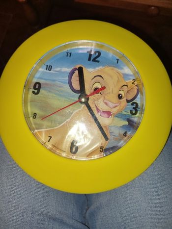 Horloge roi lion 