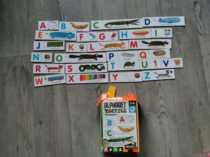 Jeux puzzle alphabet