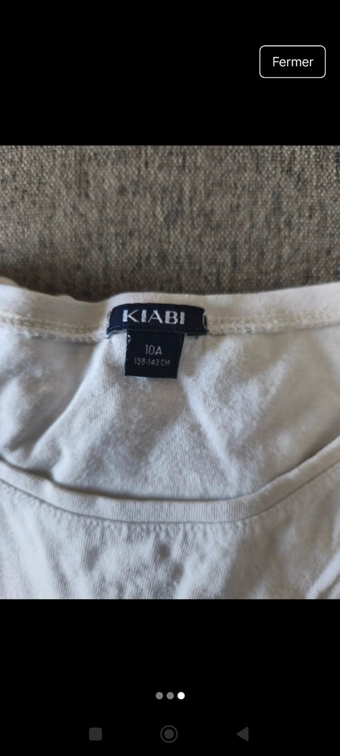 Lot de 2 Tee shirts kiabi - photo numéro 3