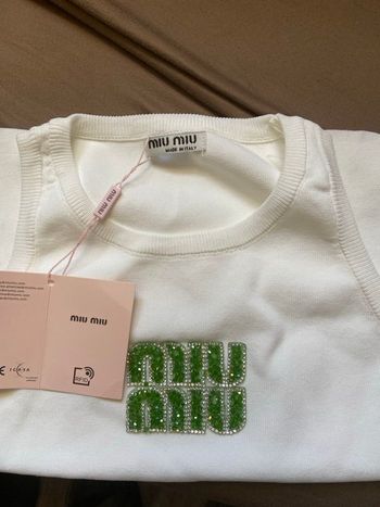 Débardeur miu miu 