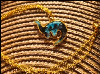 Pendentif dinosaure galaxy