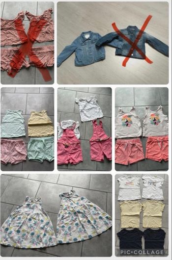 Lot de 21 vêtements été taille 36mois