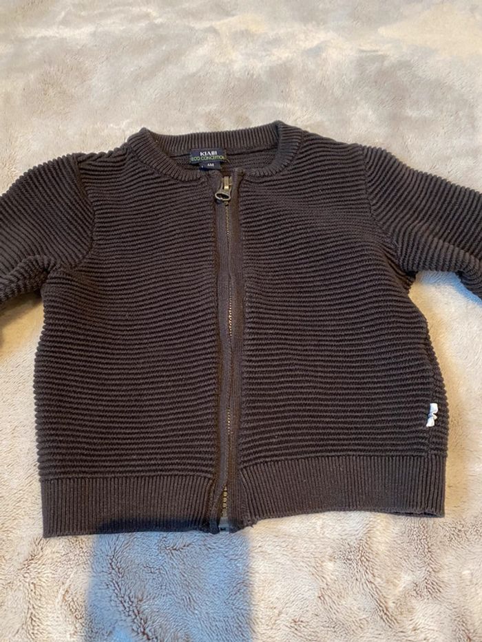 Gilet Kiabi noir 6 mois - photo numéro 2