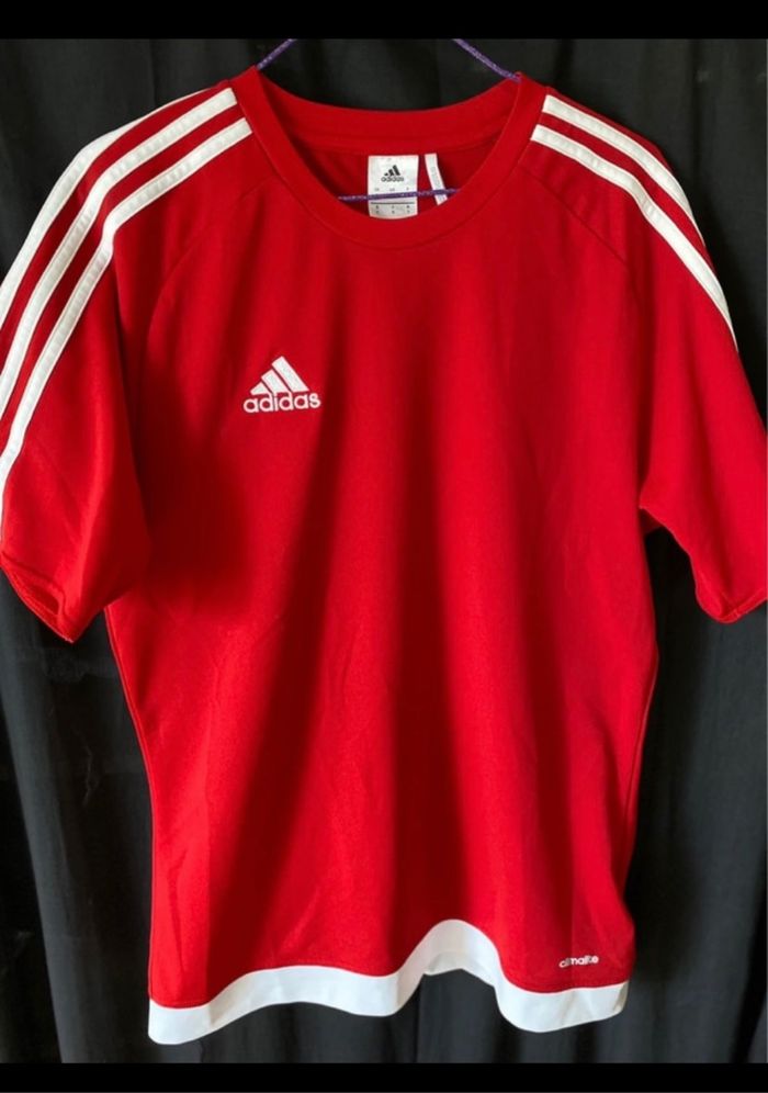 T shirt Adidas Rouge - photo numéro 9