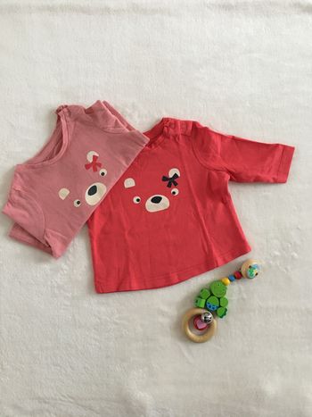 2 T-shirt manches longues