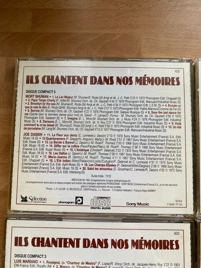 Cd musique variété - photo numéro 3
