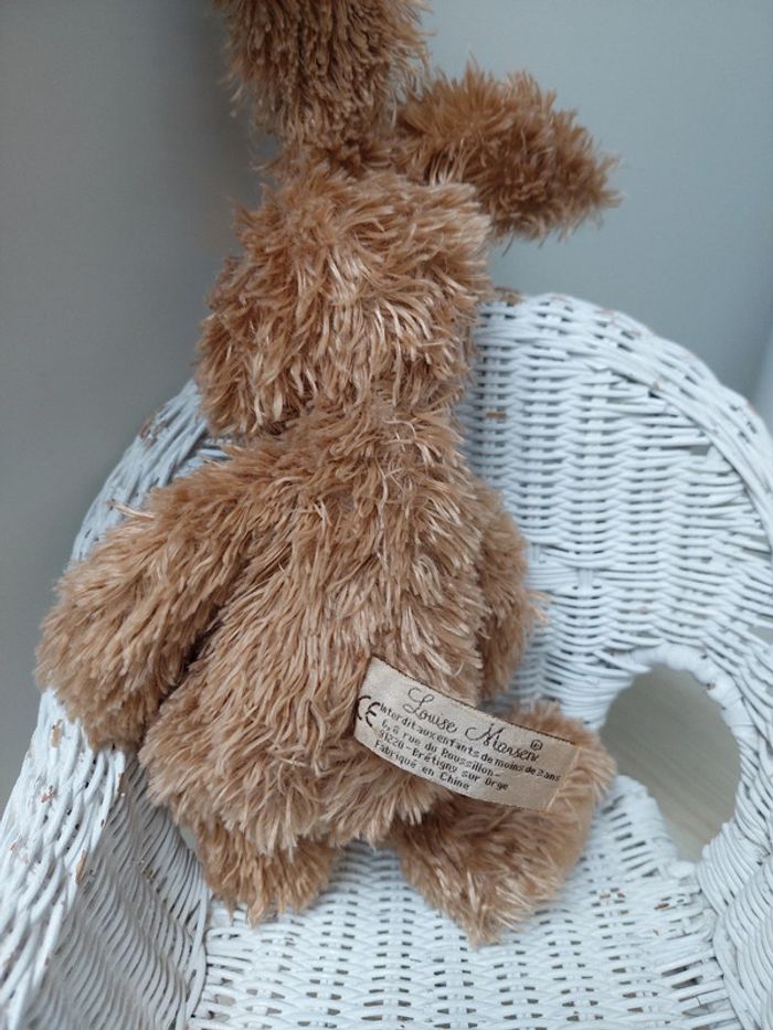 Louise Mansen - peluche lapin marron - photo numéro 4