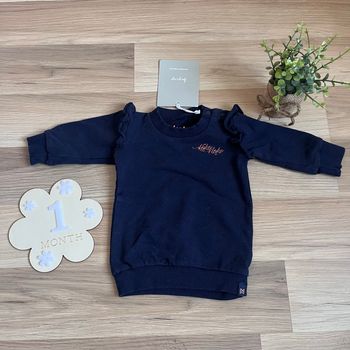 Robe sweat bleu marine 