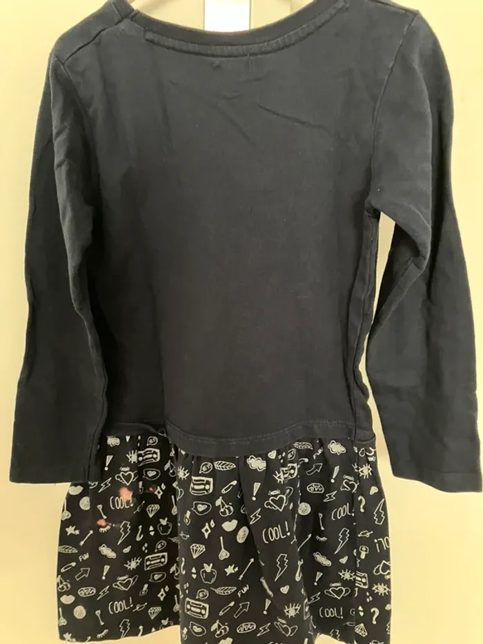 Robe manches longues mi-saison / hiver avec sequins 6 ans Kiabi - photo numéro 2