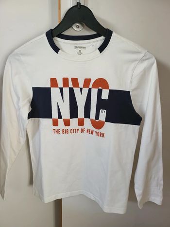 T-shirt manches longues garçon 12 ans orchestra peu porté