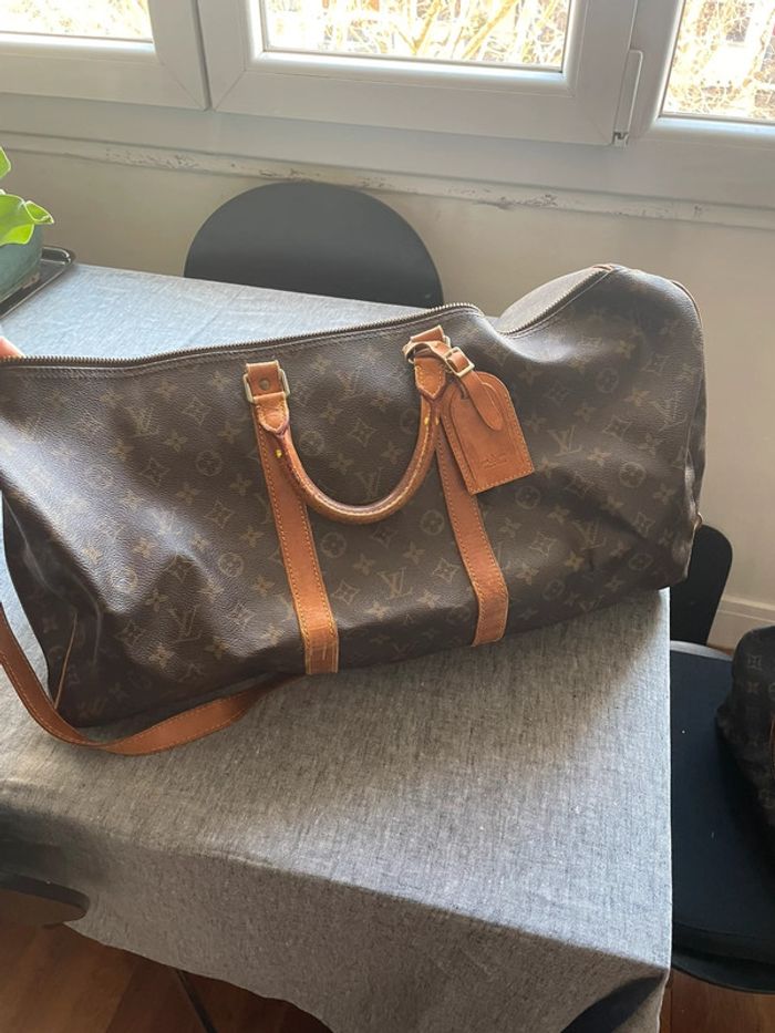 Sac de voyage Keepall monogramme Louis Vuitton 55 - photo numéro 2