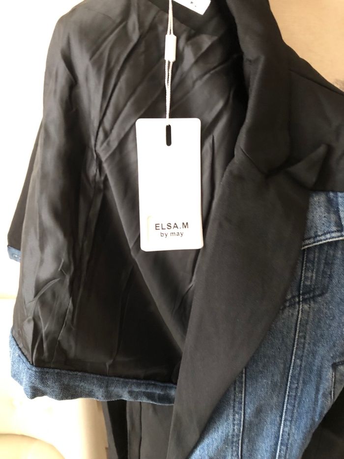 Très bel ensemble noir et jean taille 40 - photo numéro 4