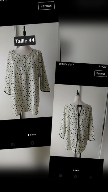 Blouse fluide Taille 44 marque intermarché