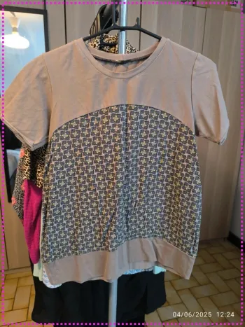 T-shirt marron/wax