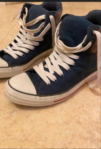 Converse Chuck Taylor All Star Quilted High – Bleu marine / Marron