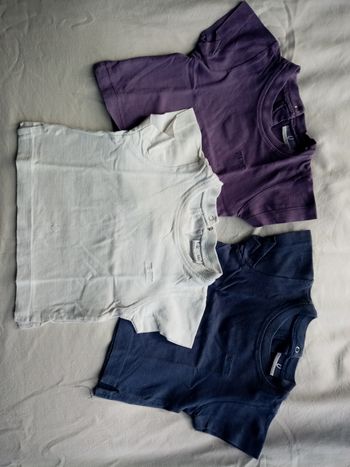 Lot de 3 t-shirts manches courtes 3 mois