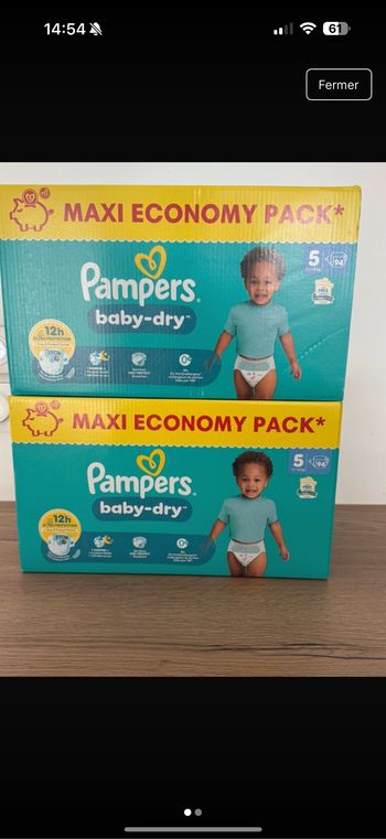 Pampers baby dry taille 5(11-16) kg