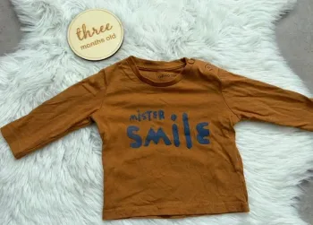 T-shirt bébé Mister smile – GÉMO 3 mois