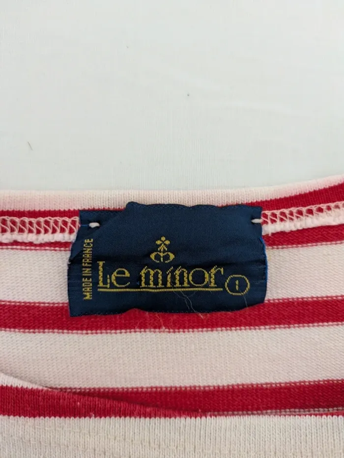 Blouse à rayures en coton - Le Minor - taille 40 - photo numéro 6