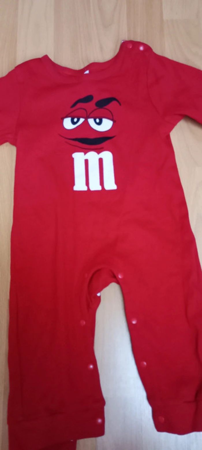 Pyjama rouge 95 cm - photo numéro 4