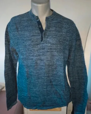 Pull homme bleu M