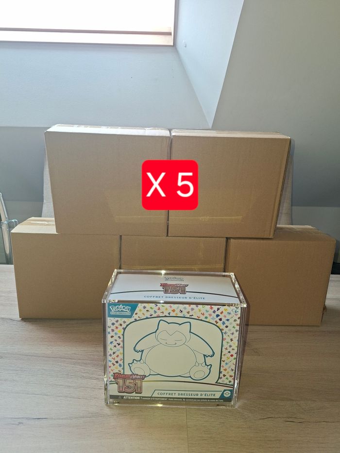 Lot de 5 acryliques etb Pokémon aimantée épaisse de qualité premium