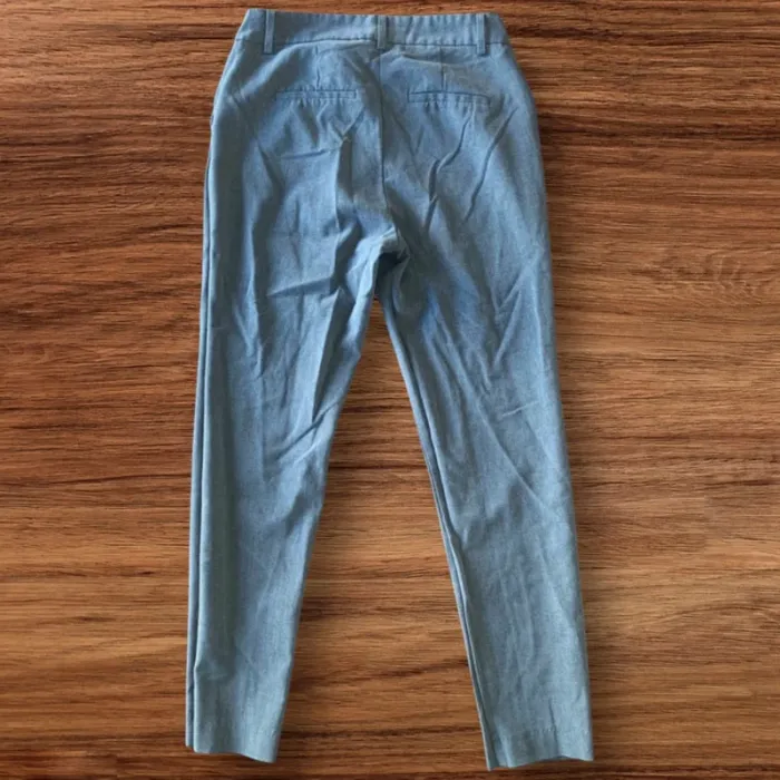 Pantalon cigarette gris - photo numéro 2