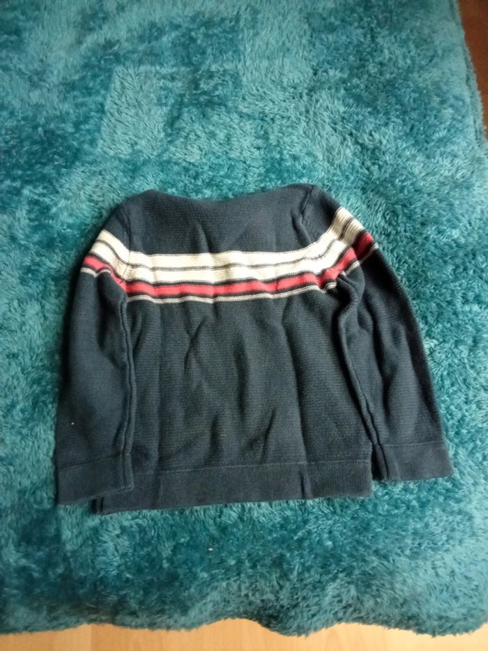 Pull bleu marine blanc rouge Orchestra 6 ans - photo numéro 2