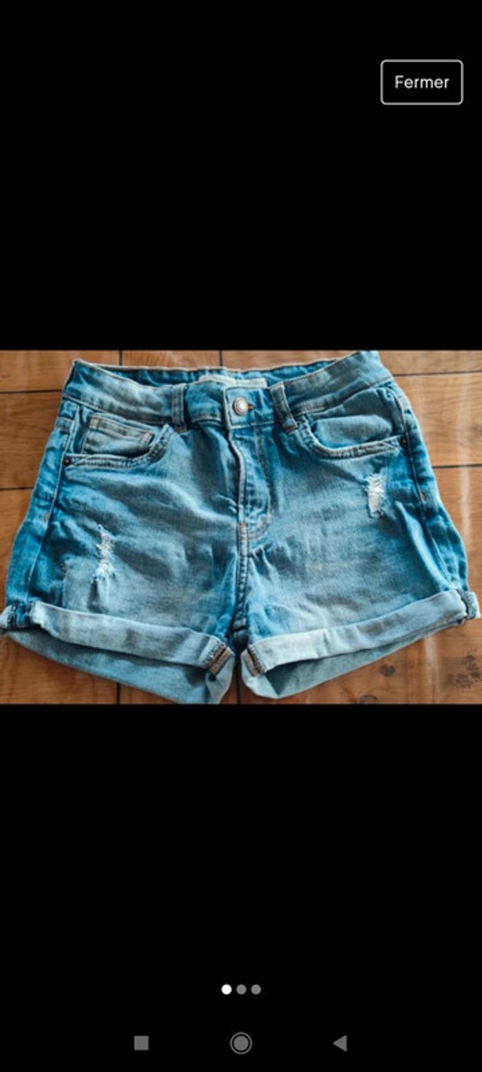 Short en jean stretch 36