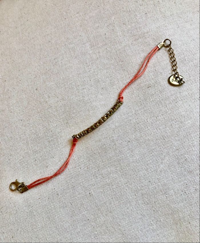 💜 Bracelet orange & doré Bala boosté 💜 - photo numéro 2