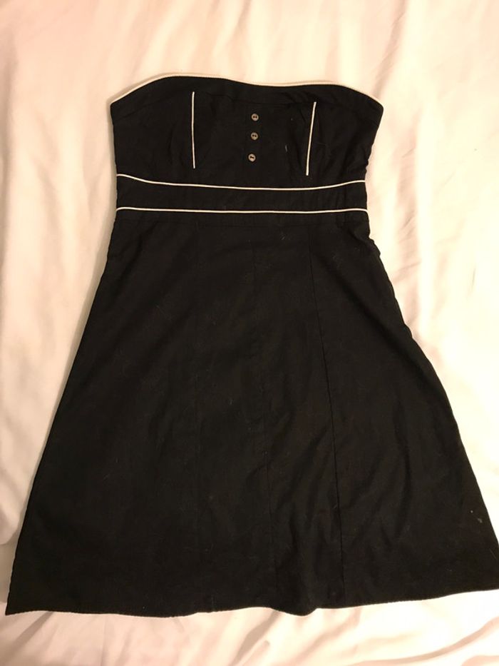 Robe bustier noire