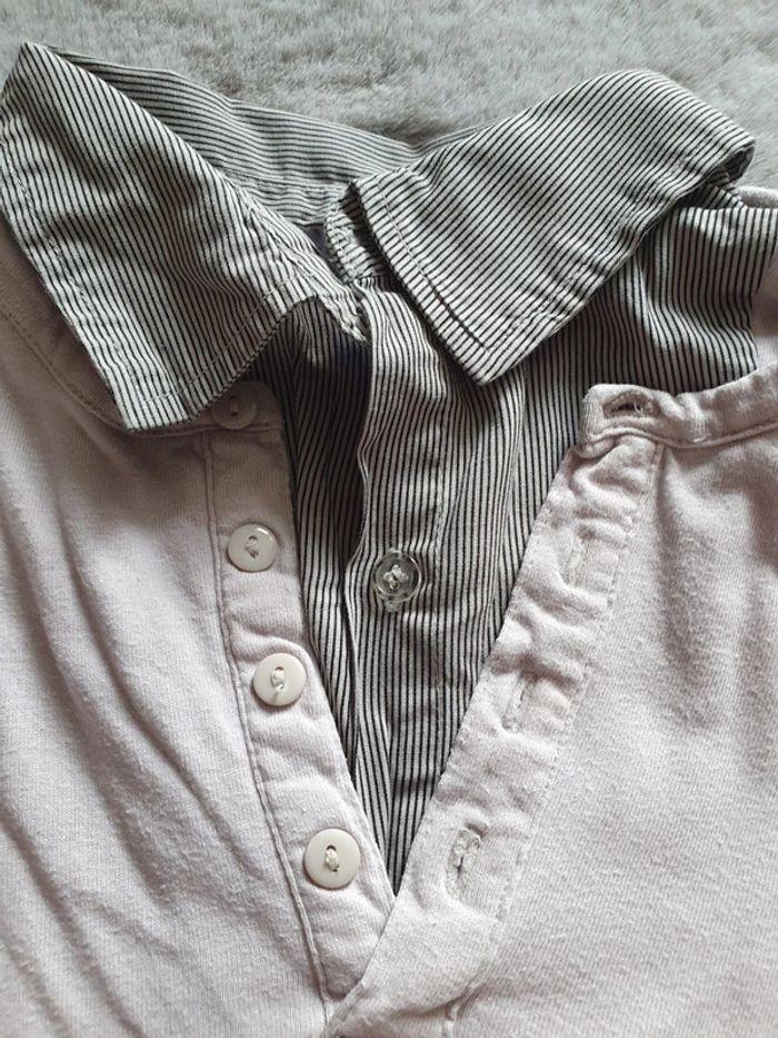 T.shirt manches longues beige Disney 3 ans - photo numéro 3