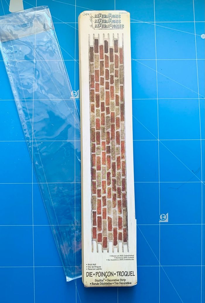 Matrice de découpe Sizzix mur de briques - photo numéro 3