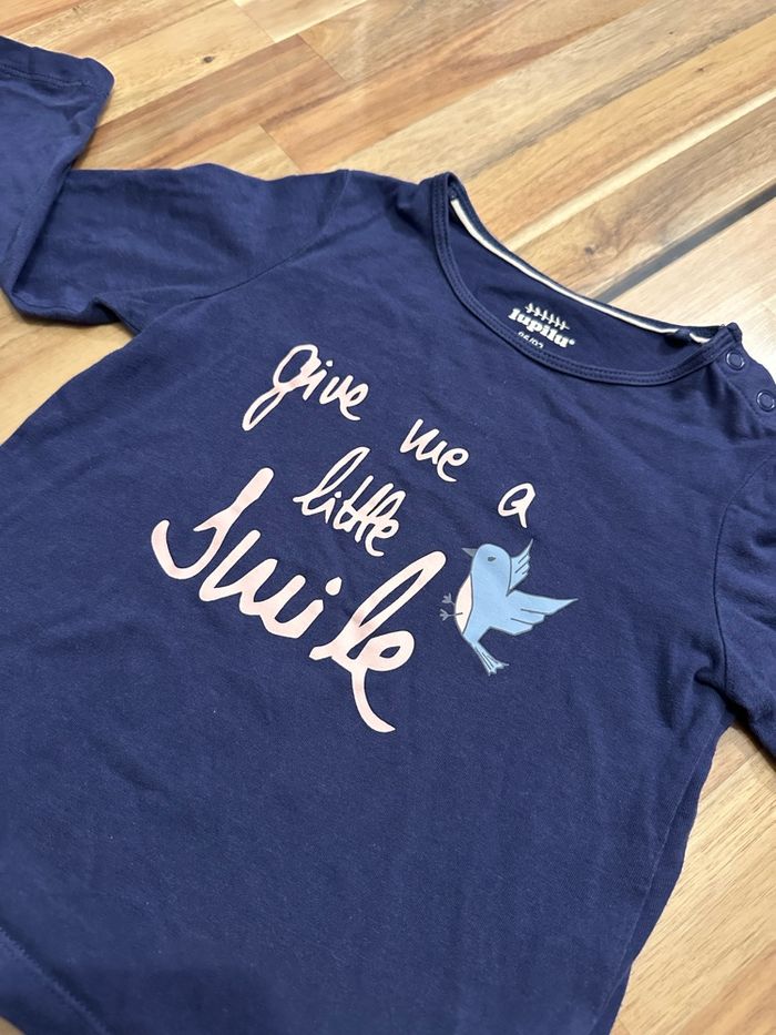 T-Shirt Manches Longues Lupilu 24 Mois - photo numéro 2