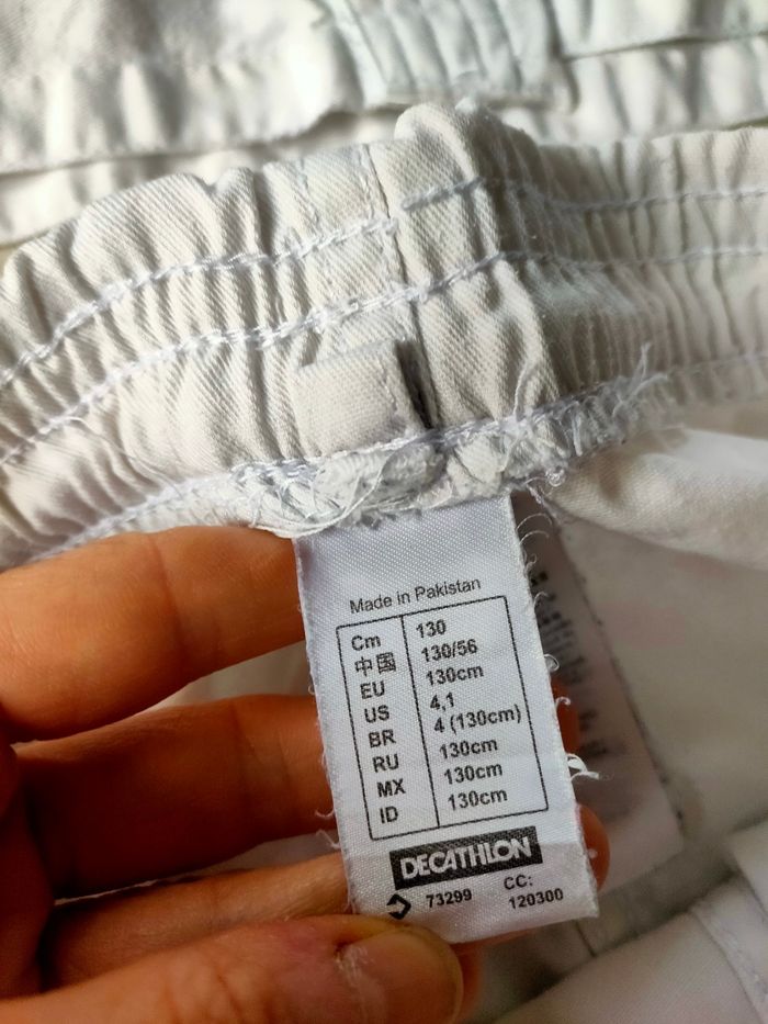 Kimono blanc taille 130cm - photo numéro 4