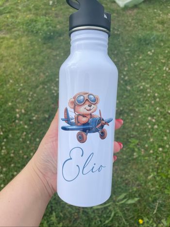 Gourde paille enfant personnalisé 600 ml
