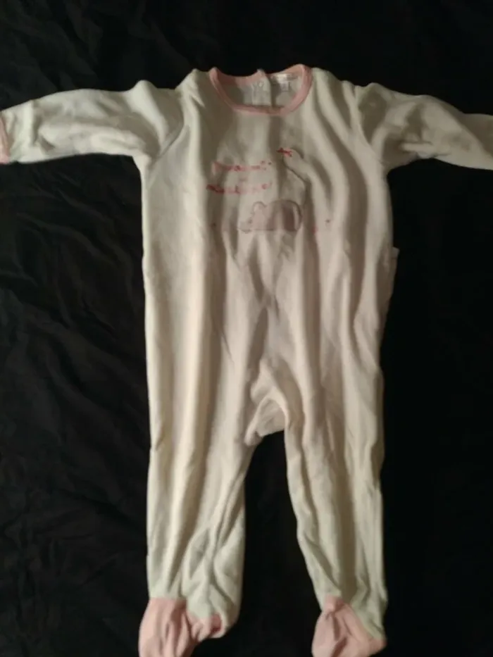 Lot de 5 Pygamas Velours Fille 18 Mois