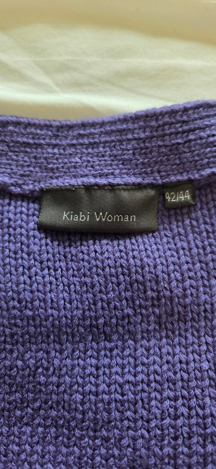 Veste longue violette T.40 KIABI - photo numéro 2