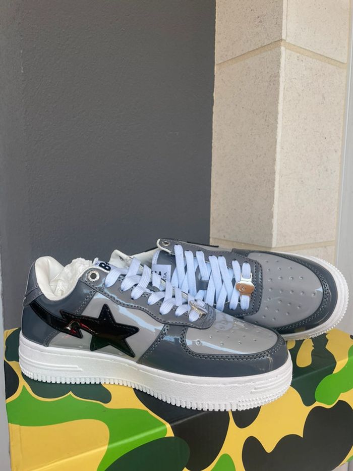 Baskets A Bathing Ape BAPE Sta Low Noir et blanc - photo numéro 12