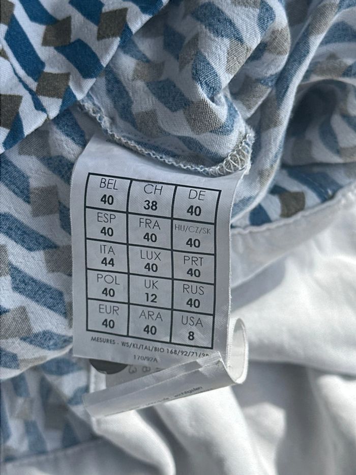 Haut manches courtes léger été crop top imprimé promod 40/L - photo numéro 5