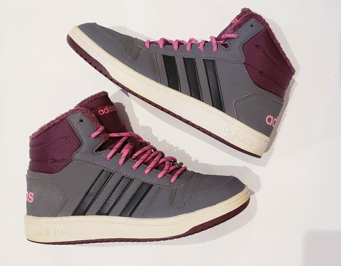 Adidas Hoops Mid Chaussures Isolées pour Femmes Taille 38 - photo numéro 3