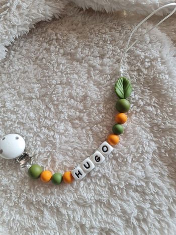 Attache tétine personnalisée