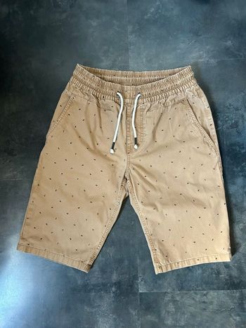 Short bermuda camel à lettres taille S