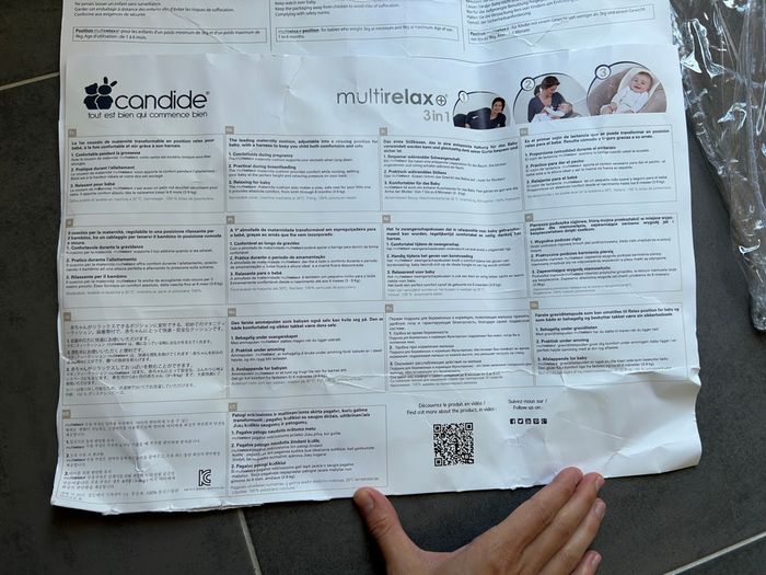 Coussin d’allaitement de grossesse transat multirelax 3 en 1 Candide - photo numéro 6