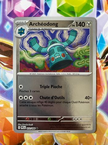 Carte Pokémon reverse