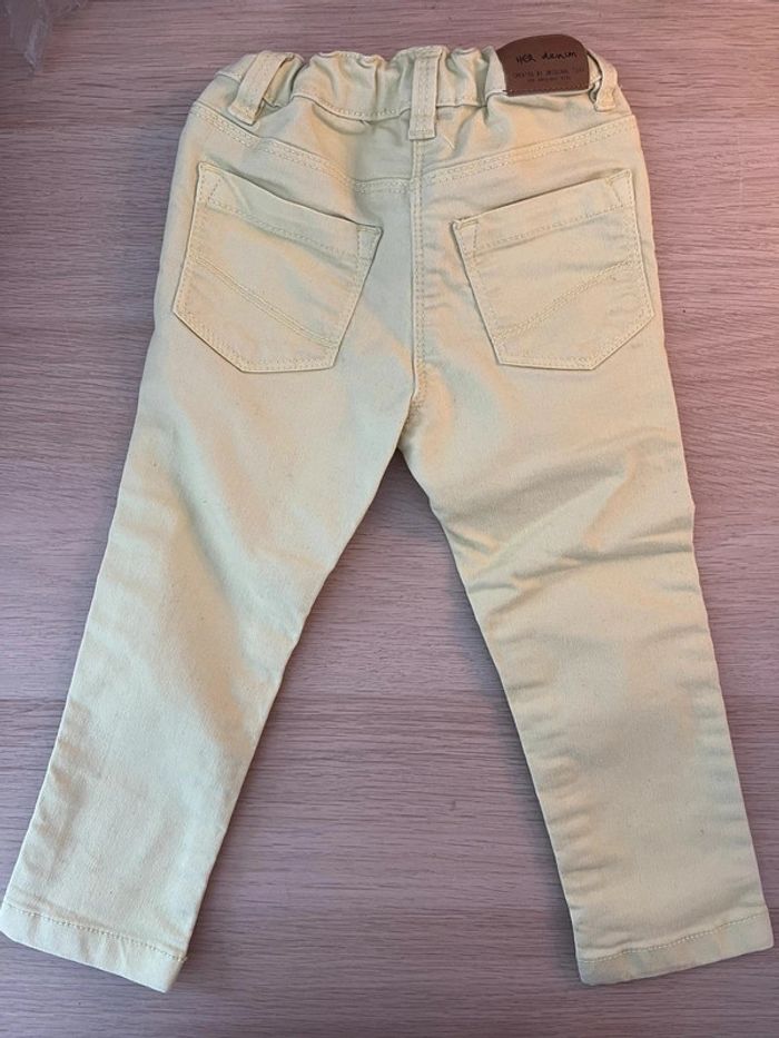 Pantalon slim fille 3 ans jaune - photo numéro 4