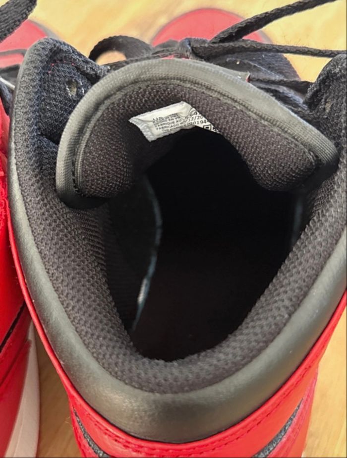 Jordan one mid black and red T39 - photo numéro 5